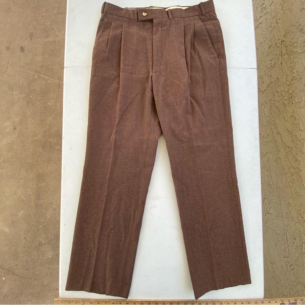 Vintage Jordache Wool Straight Leg Trouser Pamts size 34 34x30